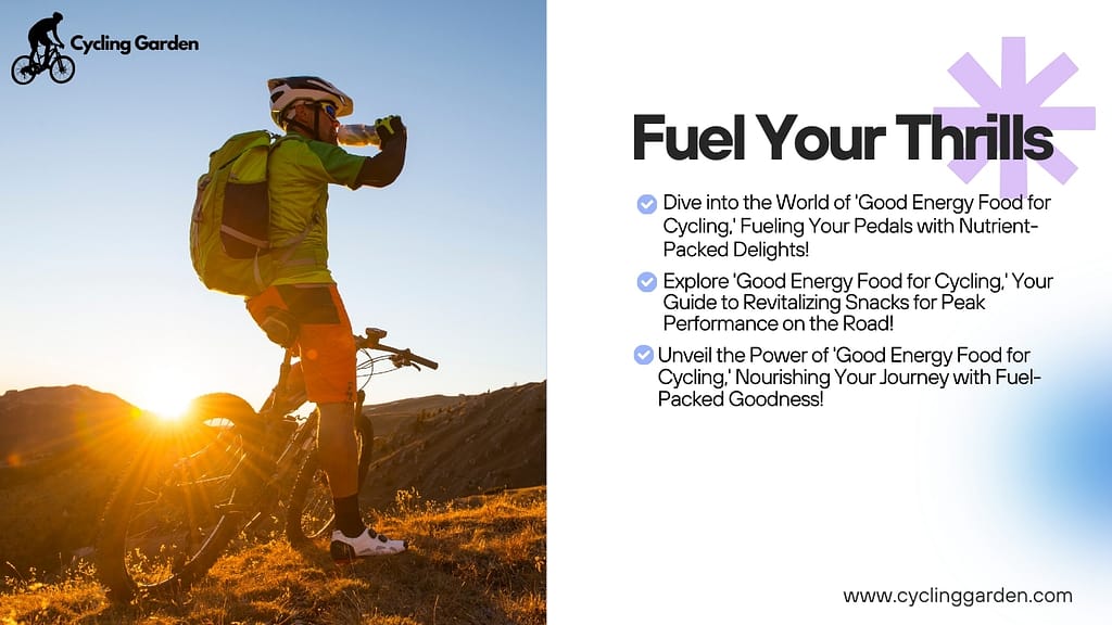 featured image about good energy food for cycling