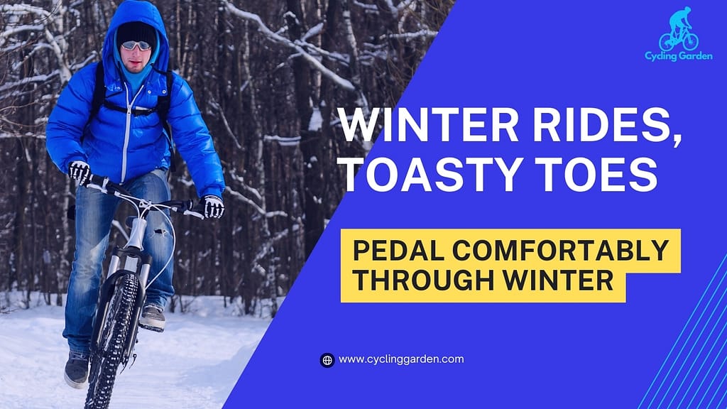 featured image about how to keep your feet warm cycling in winter
