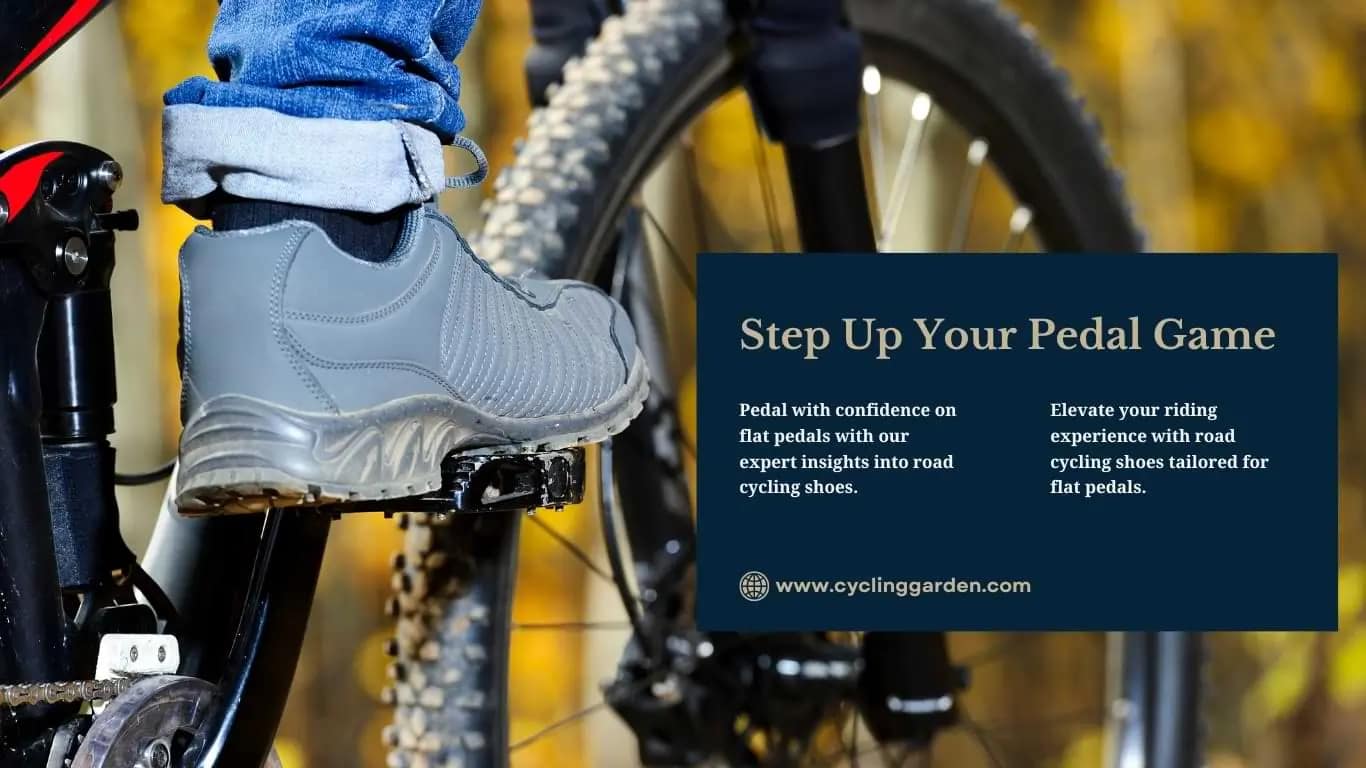 Road cycling shoes for flat pedals Optimal Grip and Performance